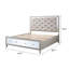 Lit plateforme tapissier avec rangement Coutee-2126660645