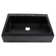 Parker Matte Black Fireclay 34″ Single Bowl Quick-Fit Farmhouse Apron Front Drop-in Kitchen Sink and Drain