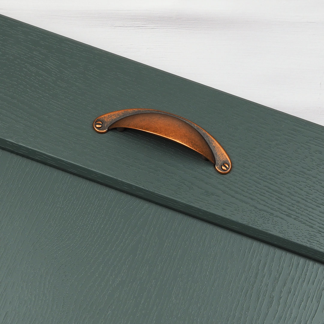 Copper Kitchen Cup Handle Antique Half Moon Cupboard Door Drawer Furniture Pull - Image 5
