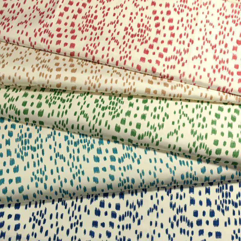 En Vacances II Les Touches II Fabric, Green