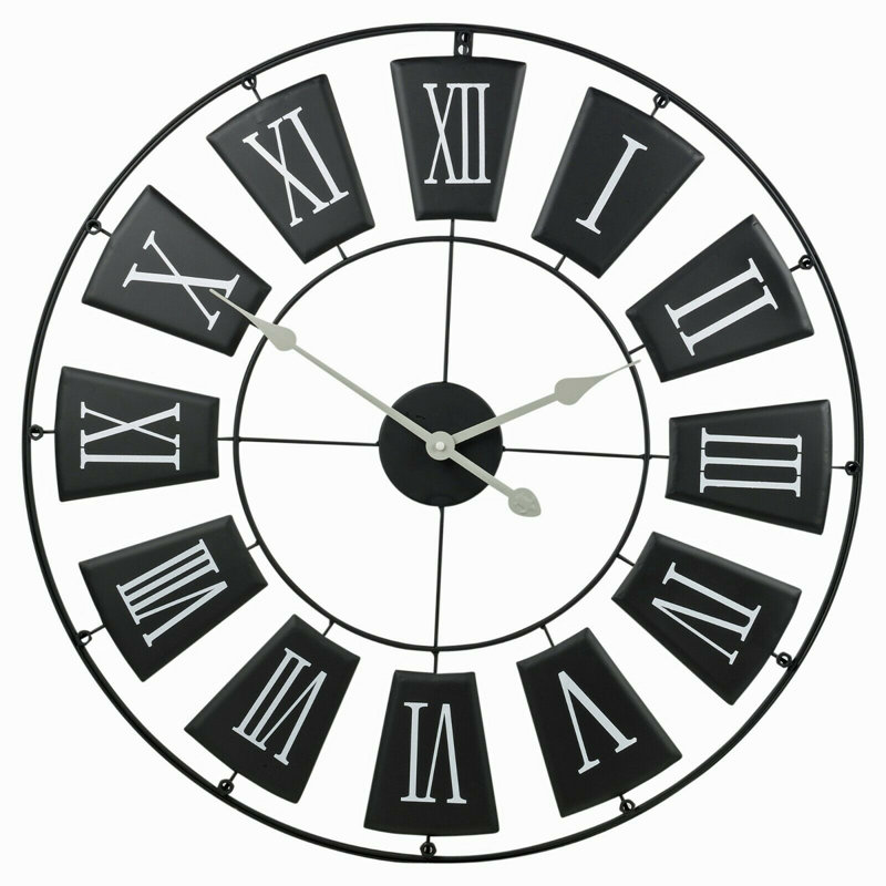 Pierrepont Metal Wall Clock