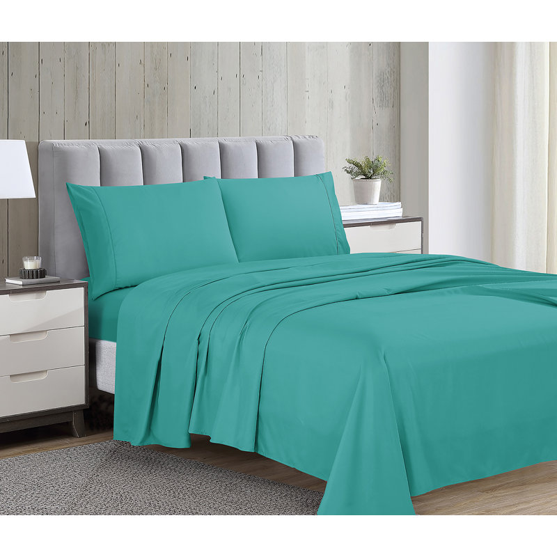 Swift Home Ultra-Soft 4-Piece Sheet Set - Essential 1800 Series Microfiber - Fits Mattress up to 14" Thick - Peach Fuzz, Durable, Easy Care