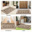  Tapis d'entrée antidérapant pour l'extérieur, 24 po x 36 po, mosaïque à volutes rétro-131371820-131371825