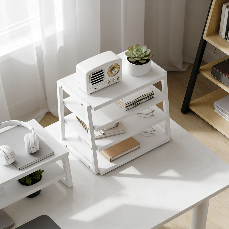 Rangement de bureau à 4 niveaux