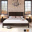 Base de lit avec tête de lit Vivian DELUXE - bois d'acacia-752107301-775379058