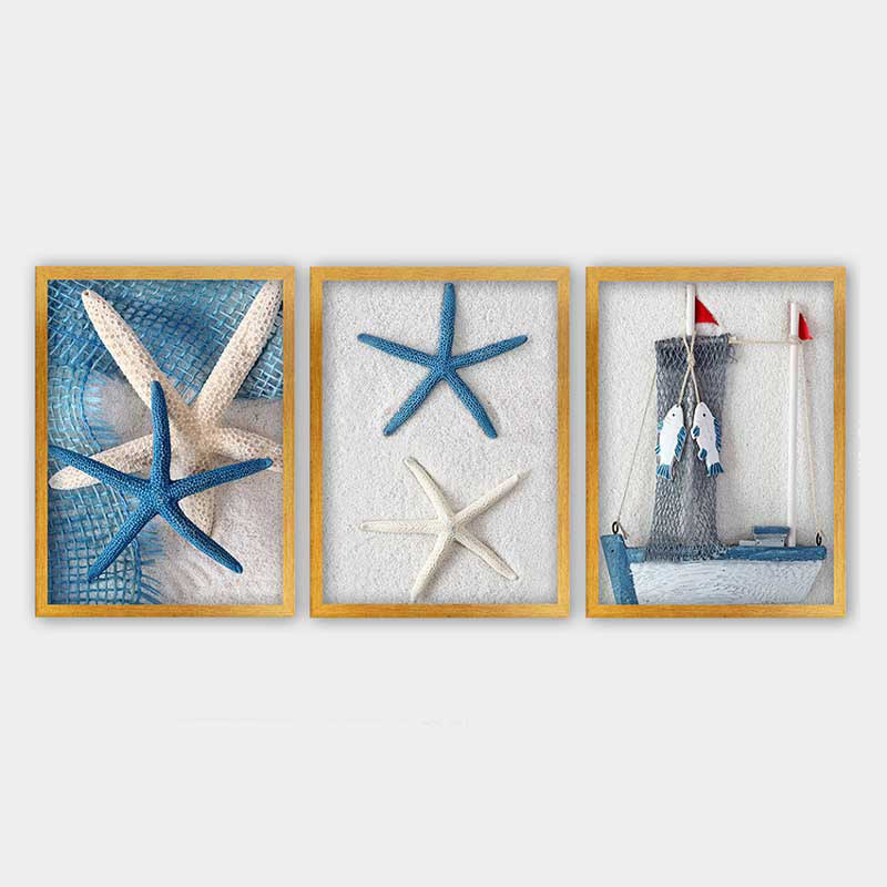 Stunning Decorative Framed Painting Set (3 Pieces), 21.7 x 29.5 Inches Each | 100% Wooden Frame with 0.8 Inch Polystyrene | UV Digital Printing | Perfect for Living Room, Office & Gallery Wall Decor