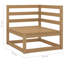 Faustena Garden Lounge Set Solid Pinewood-166806873
