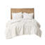 Twin Comforter With Embroidered Medallion Faux Fur, Capacity Mini Fur -