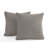 Decorative Compression Light Gray Corduroy Square Throw Pillow Covers With Inserts-102345301