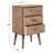 Stylish Coulanges Accent Chest – Classic Design Slate Grey Wood Frame 3 Drawers Storage for Any Room-301696387