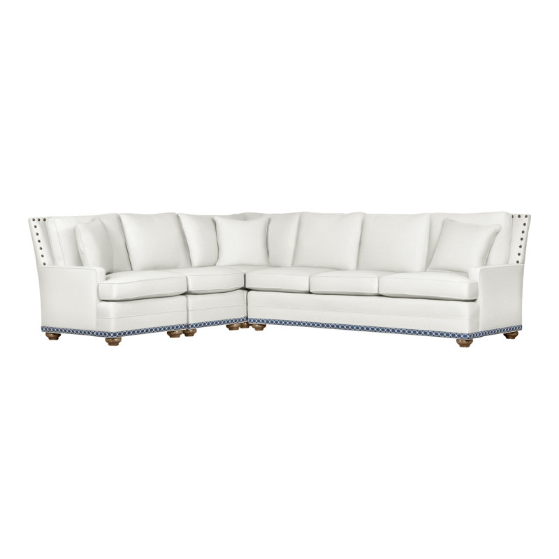 American Bungalow 4-Piece Riverside L-Sectional, Yes, Hampton, Kempsey Sheepskin
