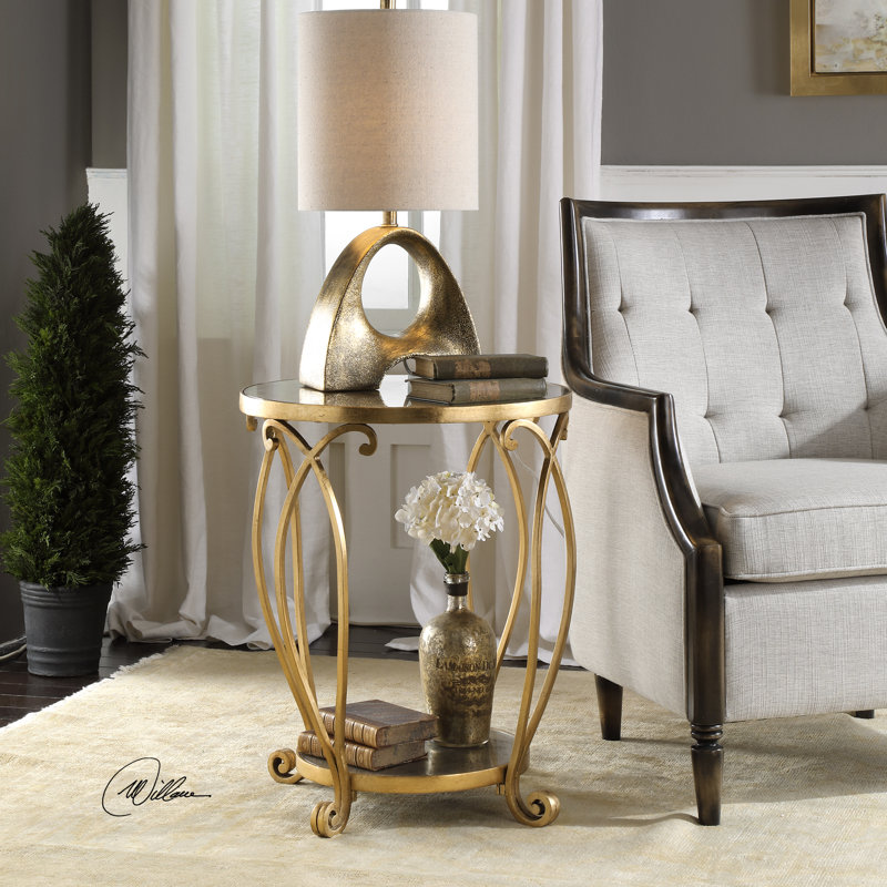 Martella Glass End Table