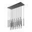 Lustre linéaire noir mat 23 lumières Mahlum-1252552775-1265258449