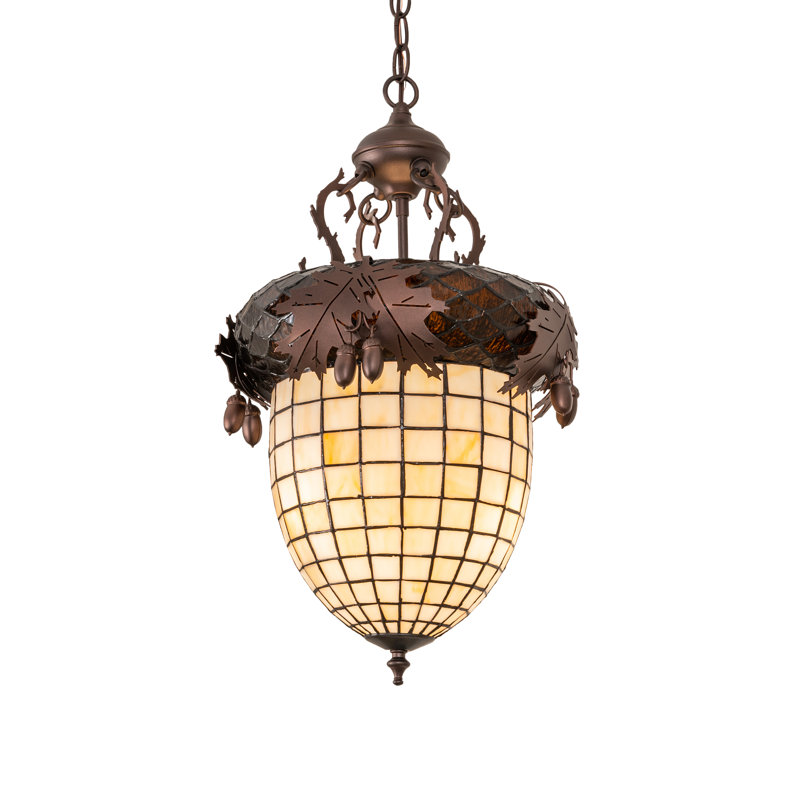 Luminaire suspendu urne à 3 lumières Analiya