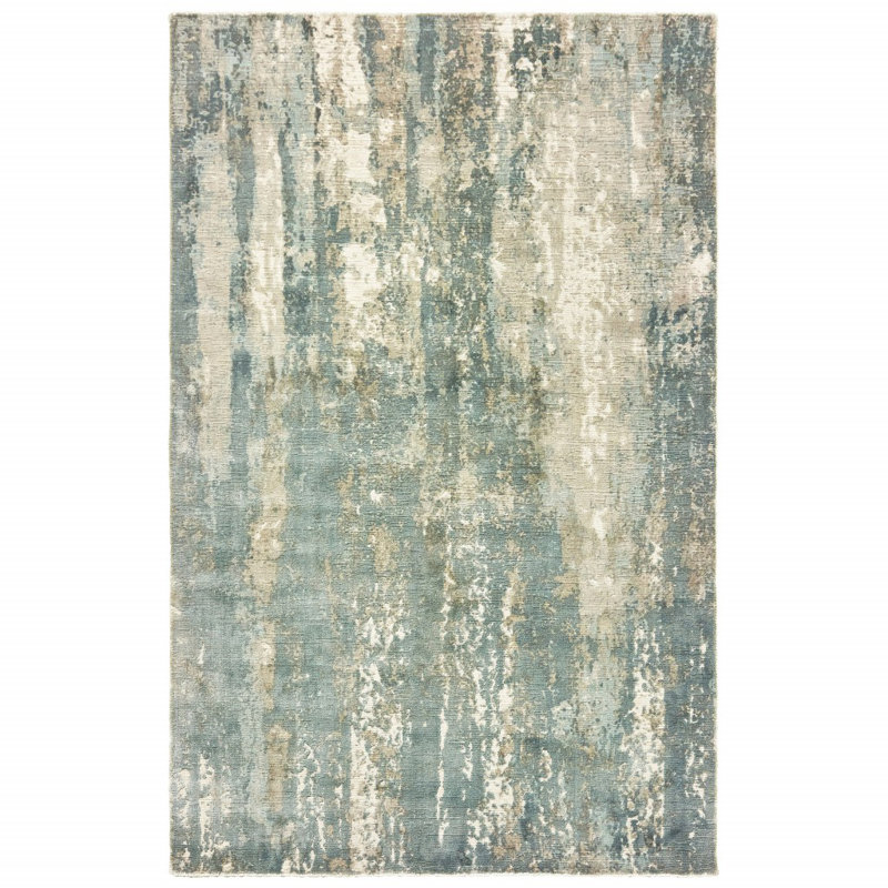 Kirkpatrick Abstract Area Rug, Rectangle 9' x 12'