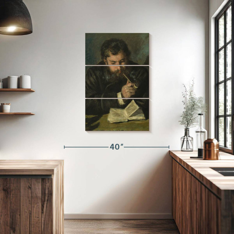 Portrait de Leisha Monet par Renoir, H 38 po x l 24 po