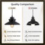 Luminaire suspendu moderne avec hauteur réglable, noir mat-158664890-158664888