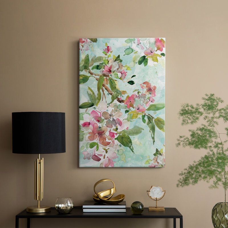 Spring Blossoms I -Custom Wrapped Gallery Cavas, 60" H x 40" W