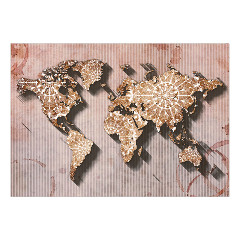 Eaffaldano 3D Embossed Matte Peel & Stick Mural, 441 cm x 315 cm