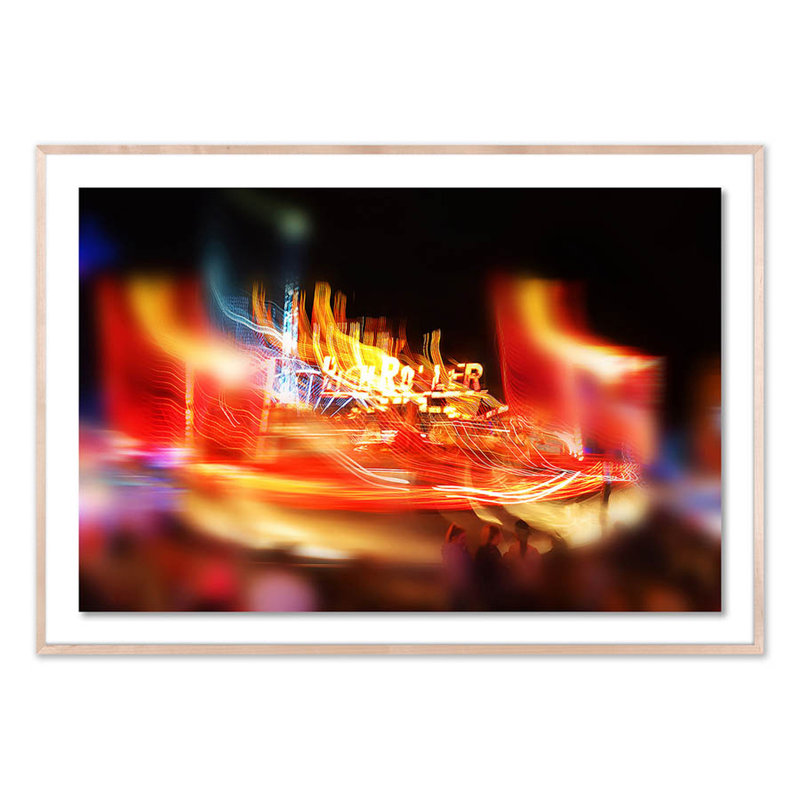 High Roller Print by Jack Singh, Natural, 42" H x 60" W x 2.5" D