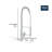 K7® Semi-Professional Pull Down Touch Single Handle Kitchen Faucet with Accessories-9236498