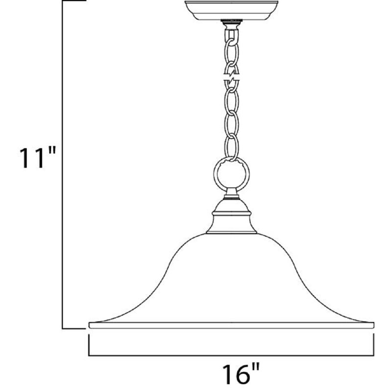 Candelaria 1 - Light Single Pendant, Marble/Oil Rubbed Bronze