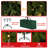 6.5Ft Artificial Christmas Tree with Clear Lights
