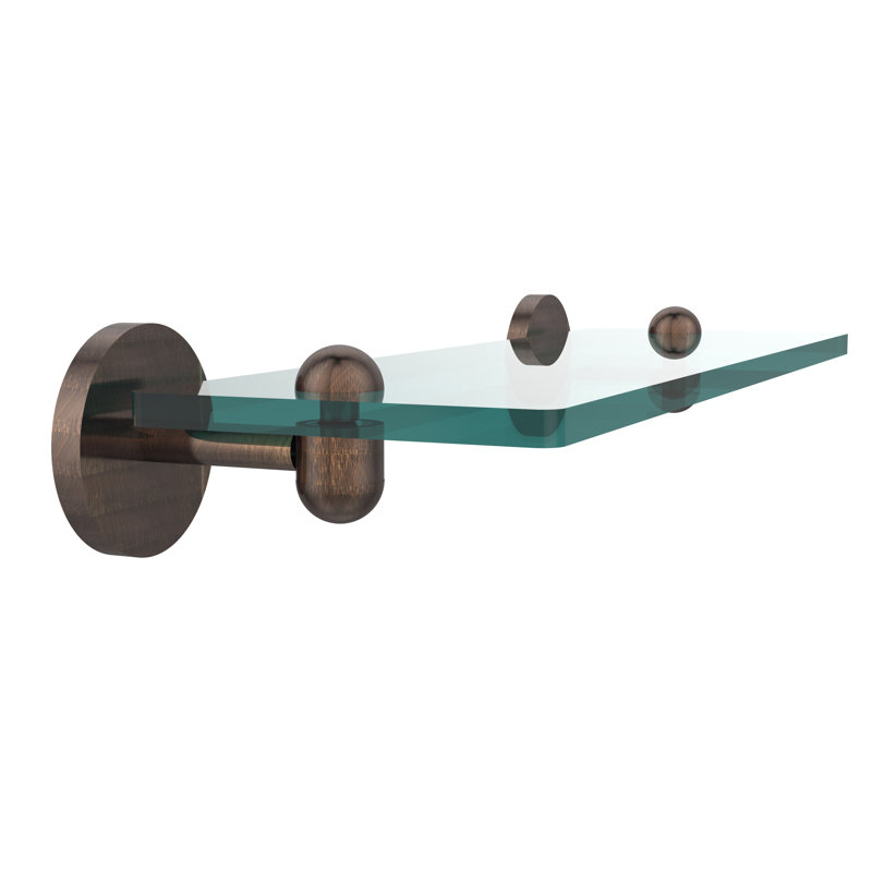 Itzhak Bracket Shelf, 16", Matte Gray