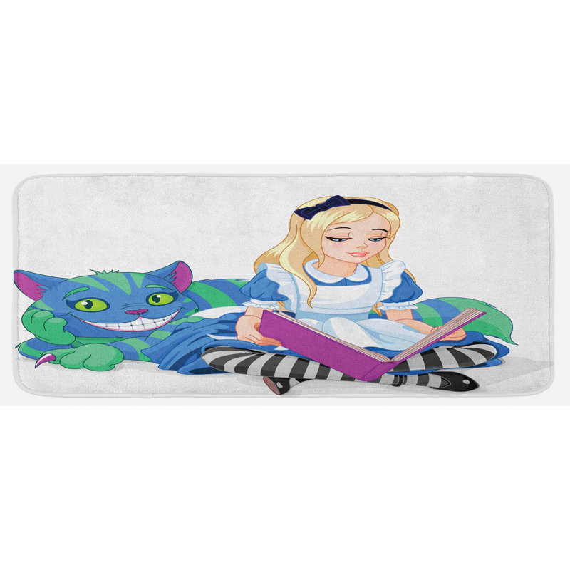 Tapis de cuisine alice in wonderland