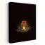 Festive bougie lanterne rustique abstrait contemporain nature hiver, impression d'art mural-129718607