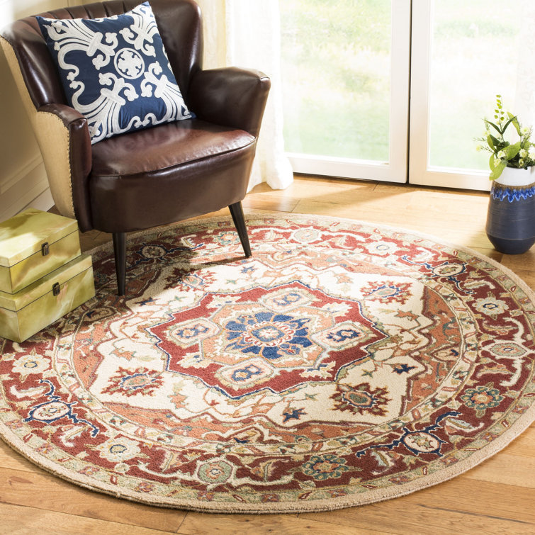 Hollander Oriental Hand-Hooked Wool Area Rug