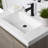 30.5" Wall-Mounted Single Bathroom Vanity With Cultured Marble Top-569374674