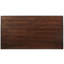 Table basse en noyer avec plateau relevable et espace pour les couvertures