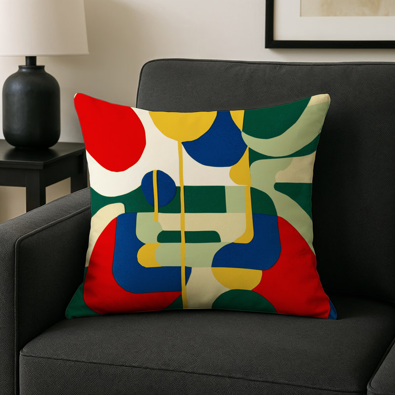 Peppy Charm Indoor And Outdoor Throw Pillow, Square 18"