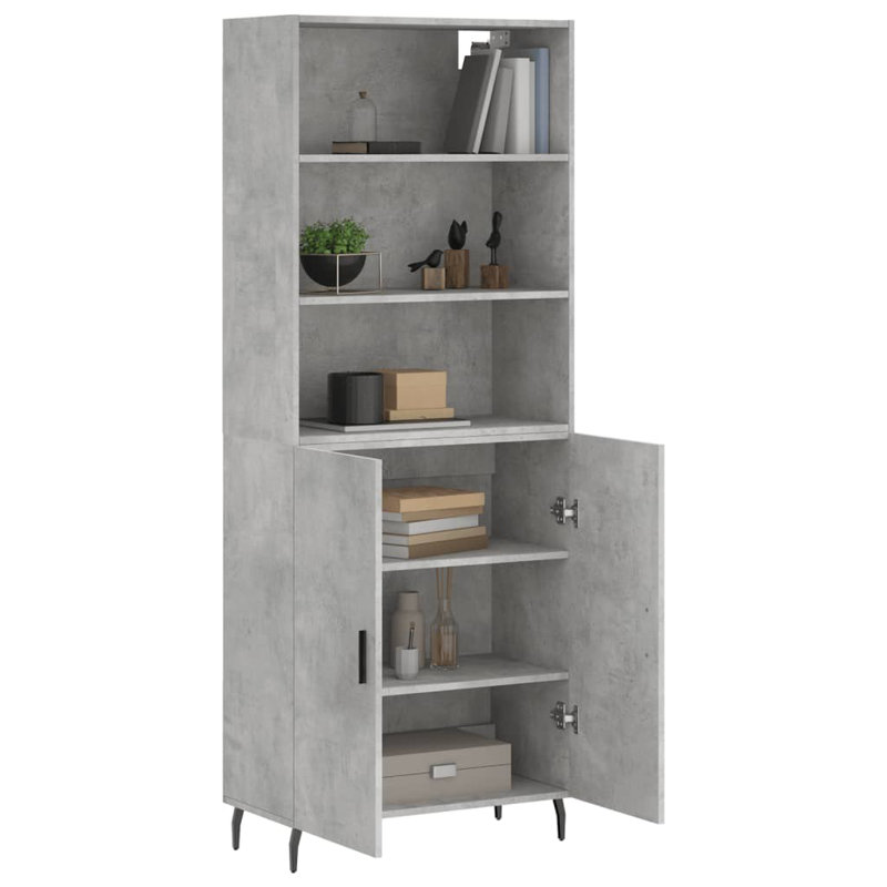 Salzmann 69.5cm Sideboard, Concrete Grey