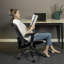 Fauteuil de travail ergonomique à dossier haut en maille, grand et grand, confortable et confortable pour 300 lb-209405431