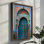 Elegant Decorative Framed MDF Painting, 13.8 x 18.5 x 0.1 inches | 100% MDF with 3 mm Thickness, 100% Pine Wood Frame | UV Printed Artwork for Stylish Home Decor, Perfect for Living Room or Office