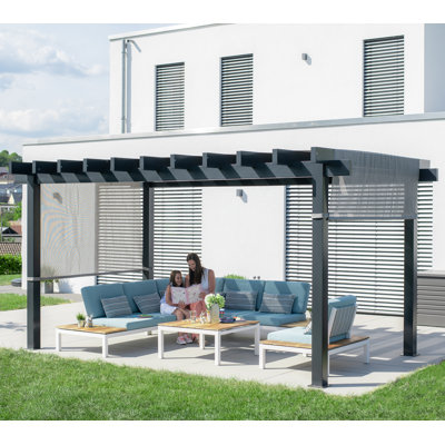 Sojag 10' x 16.5' Yamba Backyard Pergola Rectangular Shaped Outdoor Weather-Resistant Aluminum Frame Gazebo