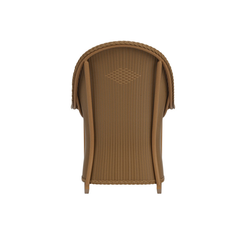 Universal Loom Accessories Outdoor Rocker Chair, Canvas Natural, White
