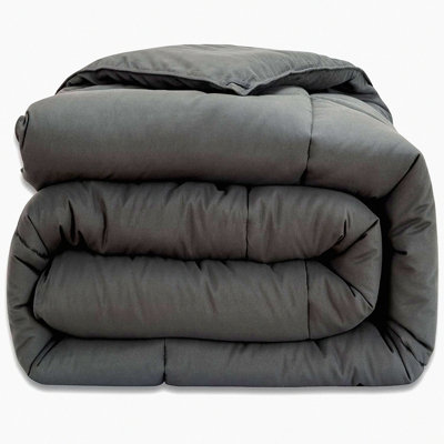 Luxury Cloud Comforter - California King Size - Quilted Duvet Insert - Lightweight & Breathable - Fluffy Down Alternative - Corner Tabs for Secure Fit - 102"x96"