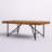 Table basse Winschoten Live Edge, noyer clair
