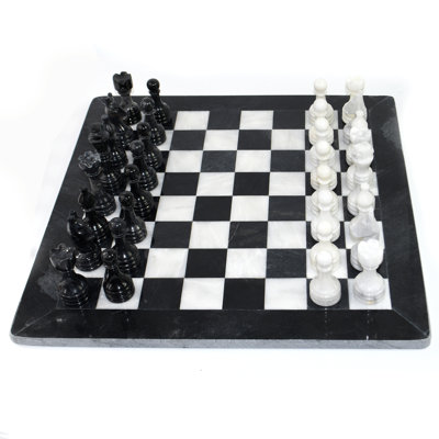 Jeu d'échecs en pierre 15 po Bello