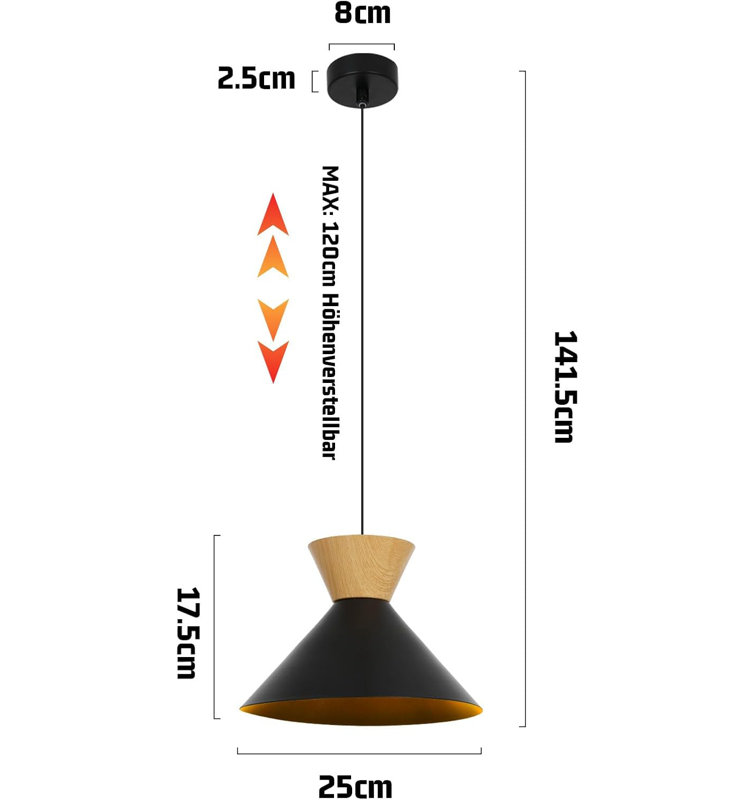 1 - Light Bowl Pendant, Matte Black, Black