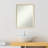 Closed Corner Frame Flat Wall Mirror