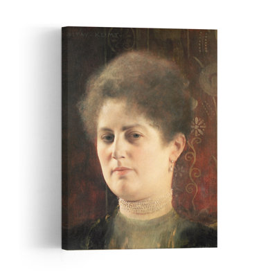 Portrait d'une femme, vers 1894. Estampe d'art mural abstraite contemporaine.