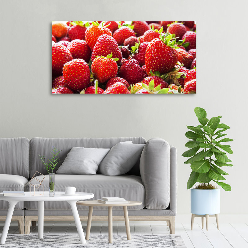 Strawberries - Wrapped Canvas Print