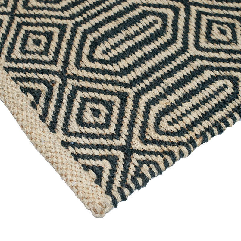 Geometric Indoor Rug, Rectangle 2'8" x 4'
