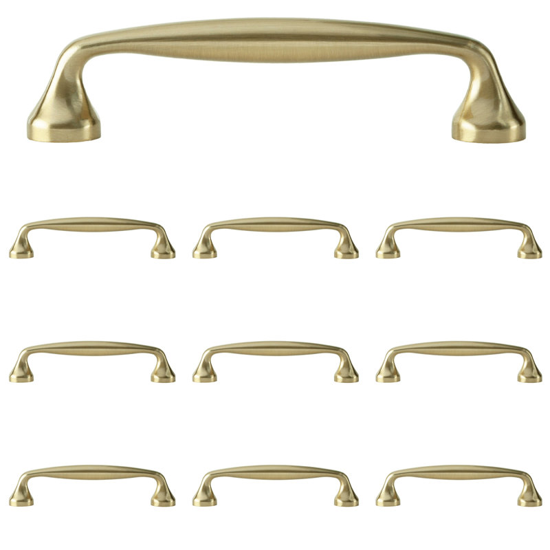 Mason 4-1/4" Satin Brass Bar Pull Multipack, 4.25", Satin Brass