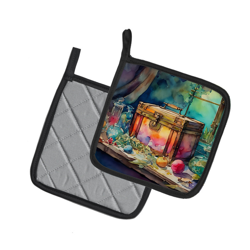 Caroline's Treasures Nautical Collection Polyester Potholder Set
