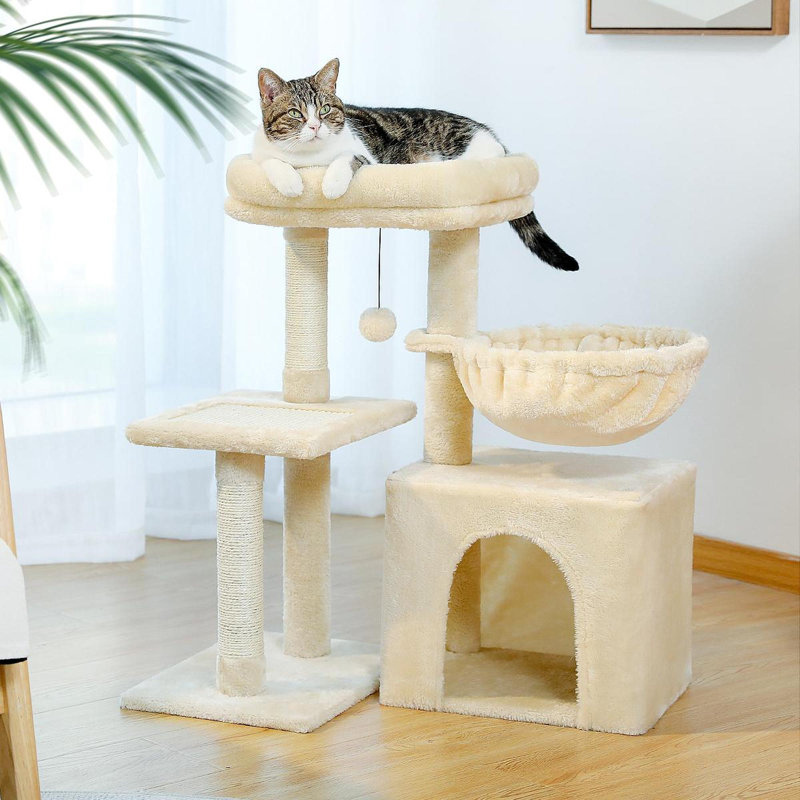 28.5-inch Kitten Tower, Beige